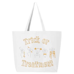 Trick Or Treatment Pt Physical Therapy Therapist Halloween 25L Jumbo Tote