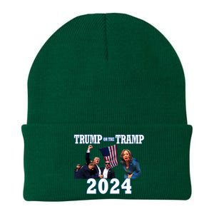 Trump Or The Tramp 2024 Vote For Trump Trump Vance 2024 Knit Cap Winter Beanie