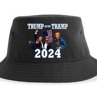 Trump Or The Tramp 2024 Vote For Trump Trump Vance 2024 Sustainable Bucket Hat