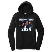 Trump Or The Tramp 2024 Vote For Trump Trump Vance 2024 Women's Pullover Hoodie