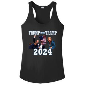 Trump Or The Tramp 2024 Vote For Trump Trump Vance 2024 Ladies PosiCharge Competitor Racerback Tank