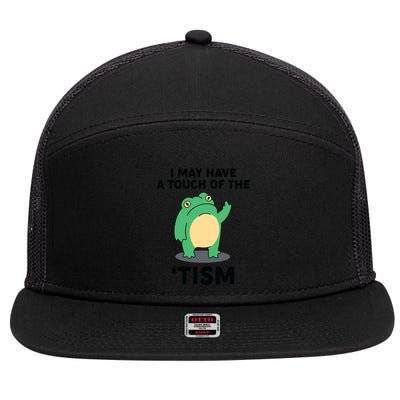 Touch Of The Tism 7 Panel Mesh Trucker Snapback Hat