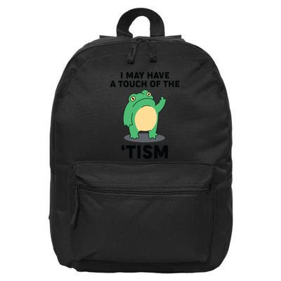 Touch Of The Tism 16 in Basic Backpack