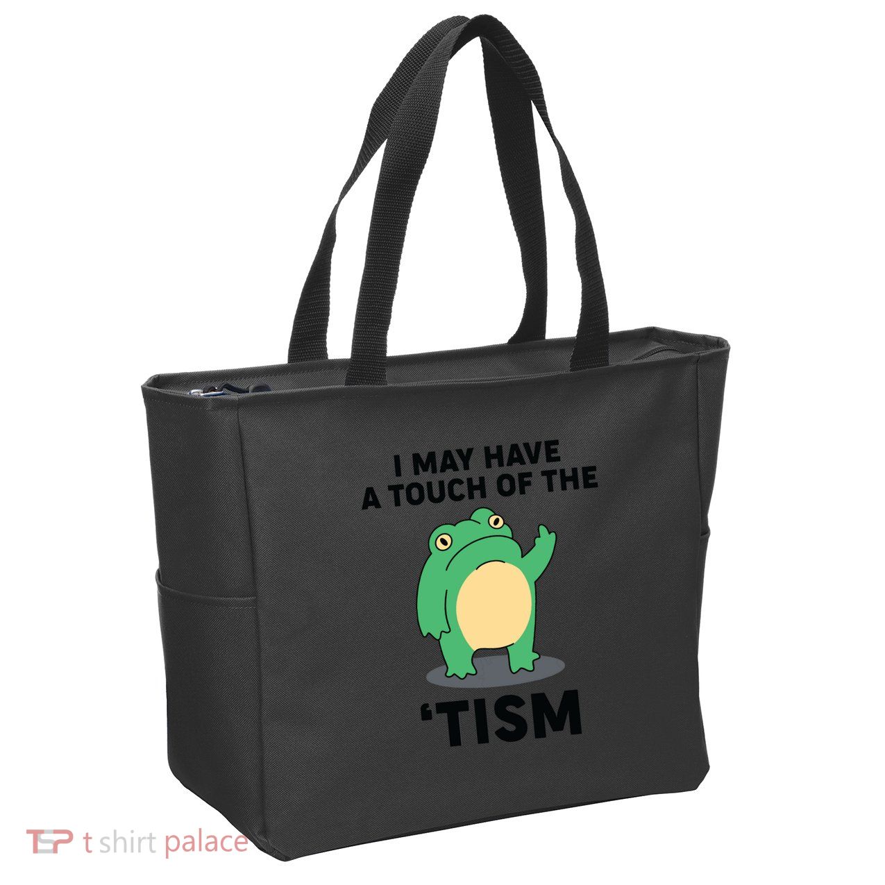 Touch Of The Tism Zip Tote Bag