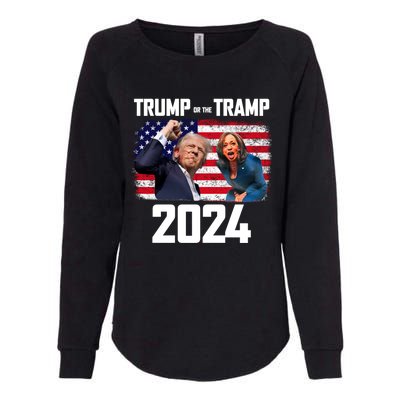 Trump Or The Tramp 2024 Vote For Trump Trump Vance 2024 Womens California Wash Sweatshirt