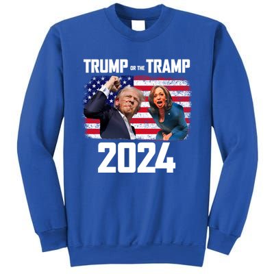 Trump Or The Tramp 2024 Vote For Trump Trump Vance 2024 Sweatshirt