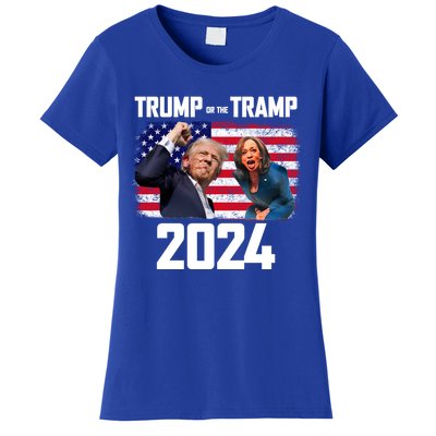 Trump Or The Tramp 2024 Vote For Trump Trump Vance 2024 Women's T-Shirt