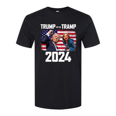 Trump Or The Tramp 2024 Vote For Trump Trump Vance 2024 Softstyle® CVC T-Shirt