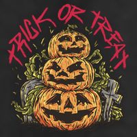Trick Or Treat Three Pumpkin Design Adult Drive Performance Visor