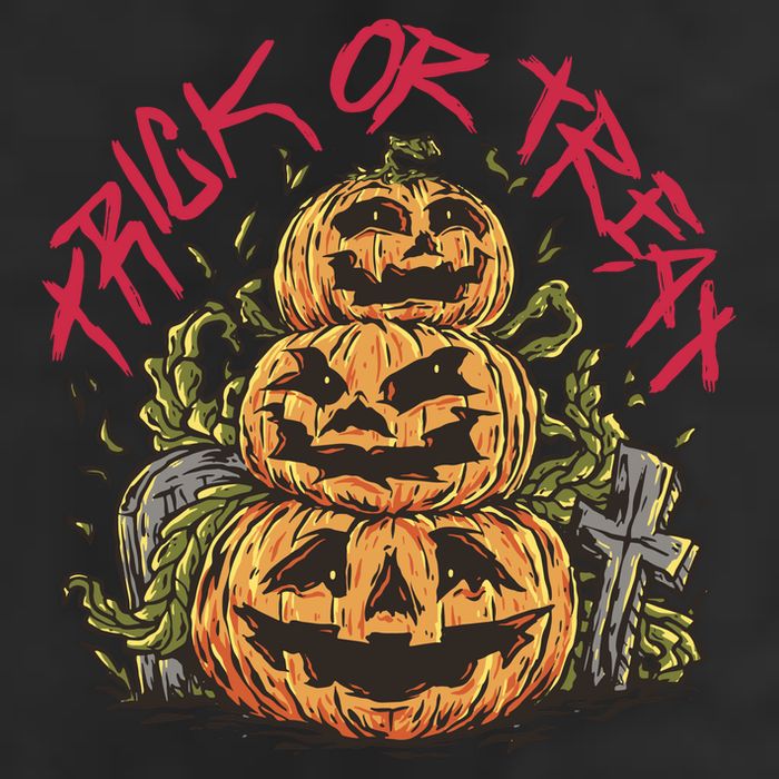 Trick Or Treat Three Pumpkin Design Adult Drive Performance Visor