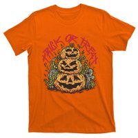 Trick Or Treat Three Pumpkin Design T-Shirt