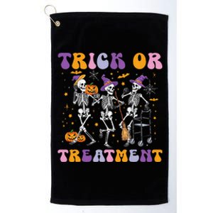 Trick Or Treatment Pt Physical Therapy Therapist Halloween Platinum Collection Golf Towel