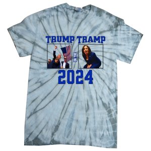 Trump Or The Tramp 2024 Vote For Trump Trump Vance 2024 Tie-Dye T-Shirt