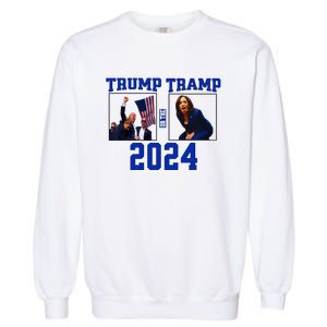 Trump Or The Tramp 2024 Vote For Trump Trump Vance 2024 Garment-Dyed Sweatshirt