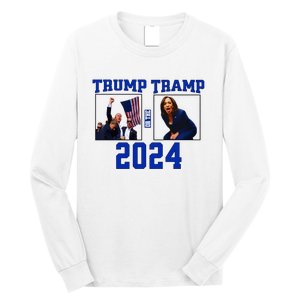 Trump Or The Tramp 2024 Vote For Trump Trump Vance 2024 Long Sleeve Shirt