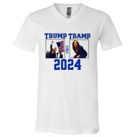 Trump Or The Tramp 2024 Vote For Trump Trump Vance 2024 V-Neck T-Shirt