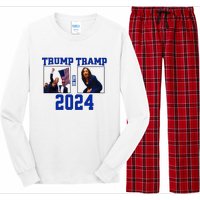 Trump Or The Tramp 2024 Vote For Trump Trump Vance 2024 Long Sleeve Pajama Set