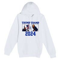 Trump Or The Tramp 2024 Vote For Trump Trump Vance 2024 Premium Pullover Hoodie