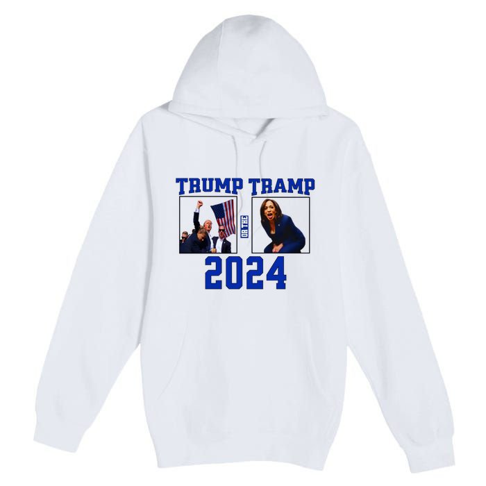 Trump Or The Tramp 2024 Vote For Trump Trump Vance 2024 Premium Pullover Hoodie