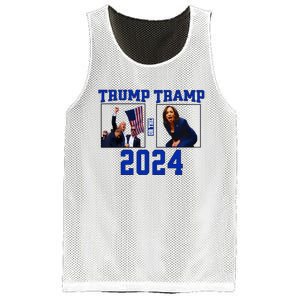 Trump Or The Tramp 2024 Vote For Trump Trump Vance 2024 Mesh Reversible Basketball Jersey Tank