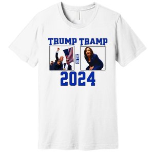 Trump Or The Tramp 2024 Vote For Trump Trump Vance 2024 Premium T-Shirt