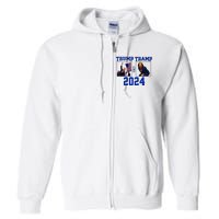 Trump Or The Tramp 2024 Vote For Trump Trump Vance 2024 Full Zip Hoodie