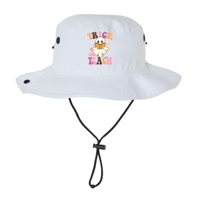 Trick Or Teach Cute Book Ghost Bucket Hat