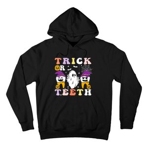 Trick Or Teeth Dental Assistant Dentist Halloween Costumes Gift Hoodie