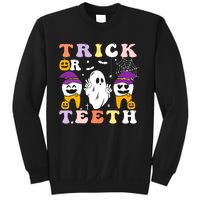 Trick Or Teeth Dental Assistant Dentist Halloween Costumes Gift Sweatshirt