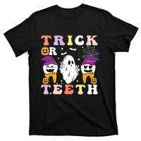 Trick Or Teeth Dental Assistant Dentist Halloween Costumes Gift T-Shirt