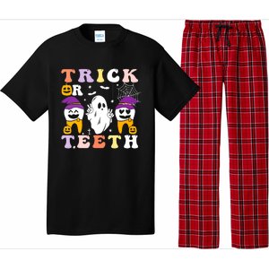 Trick Or Teeth Dental Assistant Dentist Halloween Costumes Gift Pajama Set