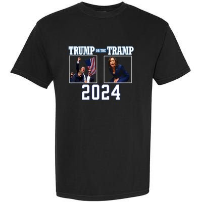 Trump Or The Tramp 2024 Vote For Trump Trump Vance 2024 Garment-Dyed Heavyweight T-Shirt