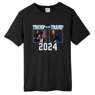 Trump Or The Tramp 2024 Vote For Trump Trump Vance 2024 Tall Fusion ChromaSoft Performance T-Shirt