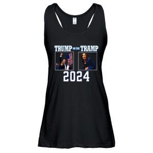 Trump Or The Tramp 2024 Vote For Trump Trump Vance 2024 Ladies Essential Flowy Tank