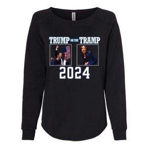 Trump Or The Tramp 2024 Vote For Trump Trump Vance 2024 Womens California Wash Sweatshirt