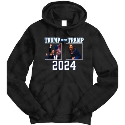 Trump Or The Tramp 2024 Vote For Trump Trump Vance 2024 Tie Dye Hoodie