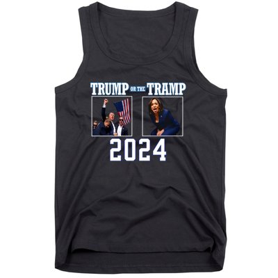 Trump Or The Tramp 2024 Vote For Trump Trump Vance 2024 Tank Top