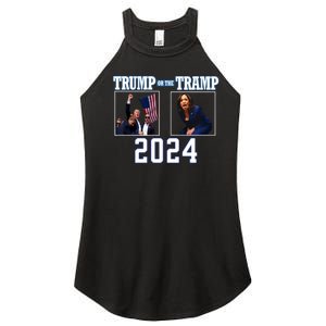 Trump Or The Tramp 2024 Vote For Trump Trump Vance 2024 Women's Perfect Tri Rocker Tank