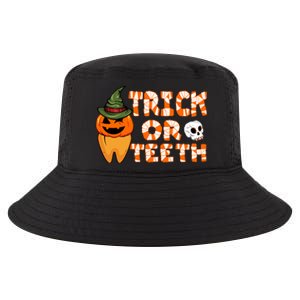 Trick Or Teeth Funny Dentist Halloween Dental Squad Gift Cool Comfort Performance Bucket Hat