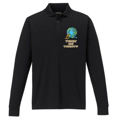 Trick Or Treat? Meaningful Gift Performance Long Sleeve Polo