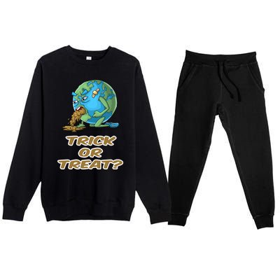 Trick Or Treat? Meaningful Gift Premium Crewneck Sweatsuit Set