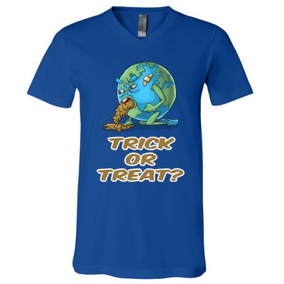 Trick Or Treat? Meaningful Gift V-Neck T-Shirt