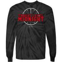 The Office Threat Level Midnight Michael Scott Tie-Dye Long Sleeve Shirt