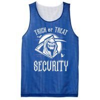 Trick Or Treat Security Funny Halloween Dad Father Saying Meaningful Gift Mesh Reversible Basketball Jersey Tank