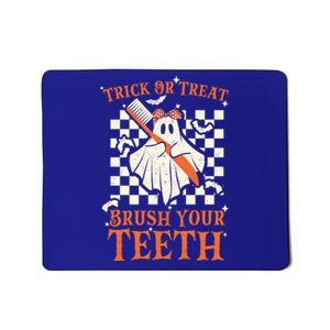 Trick Or Treat Brush Your Teeth Dentist Halloween Costume Funny Gift Mousepad