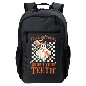 Trick Or Treat Brush Your Teeth Dentist Halloween Costume Funny Gift Daily Commute Backpack