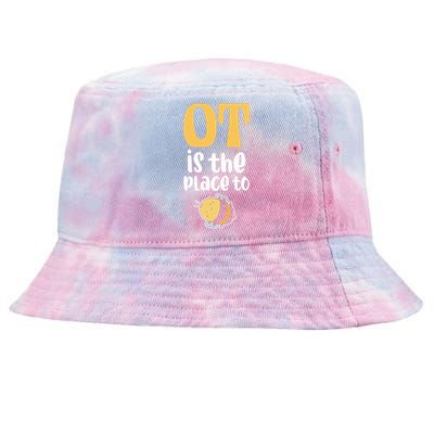 Therapist Occupational Therapy Ot Is The Pleace To Bee Tie-Dyed Bucket Hat