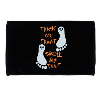 Trick Or Treat Smell My Feet Funny Halloween Microfiber Hand Towel