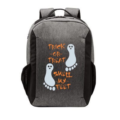 Trick Or Treat Smell My Feet Funny Halloween Vector Backpack