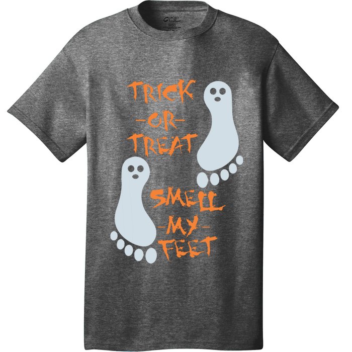 Trick Or Treat Smell My Feet Funny Halloween T-Shirt